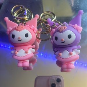 Matching Komi keychains